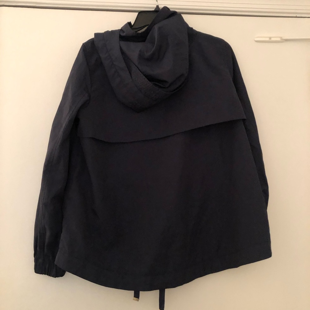 Zara Navy Basic Raincoat - image 4